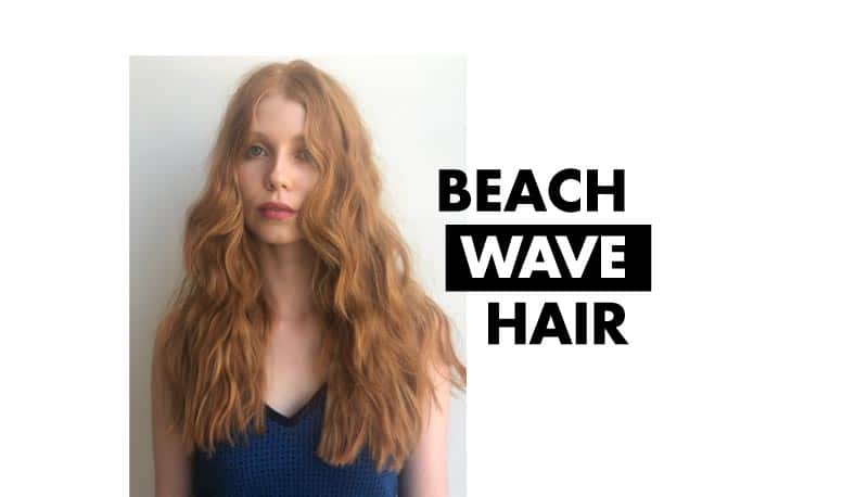 TONI&GUY Beach wave hair Katy Reeve How To Hairstyle
